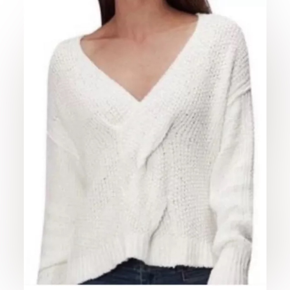 Free People White Sweater